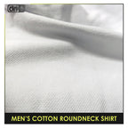 Dri Plus Men’s Anti-Odor Sweat Wicking Cotton Plain Roundneck Shirt 1 piece DUMSRC523