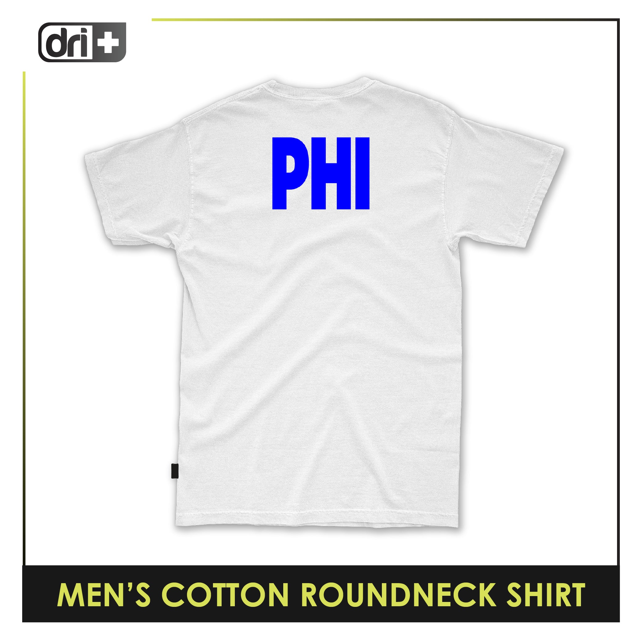 Dri Plus Men’s Anti-Odor Sweat Wicking Cotton Team Pilipinas Roundneck Shirt 1 piece DUMSRC5313