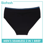 Biofresh Men's OVERRUNS Seamless Classic Brief 2 pieces in a pack UMBCSGCO1