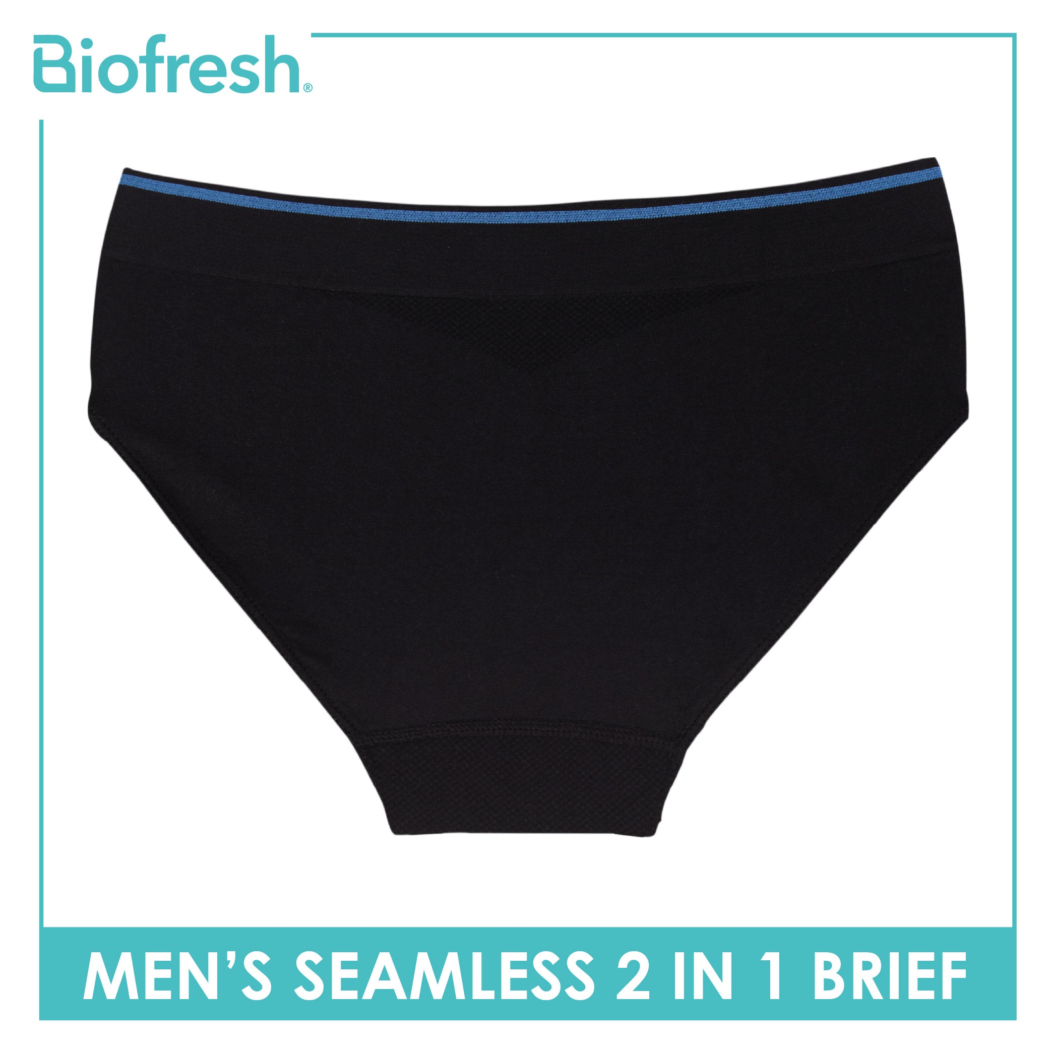 Biofresh Men's OVERRUNS Seamless Classic Brief 2 pieces in a pack UMBCSGCO1