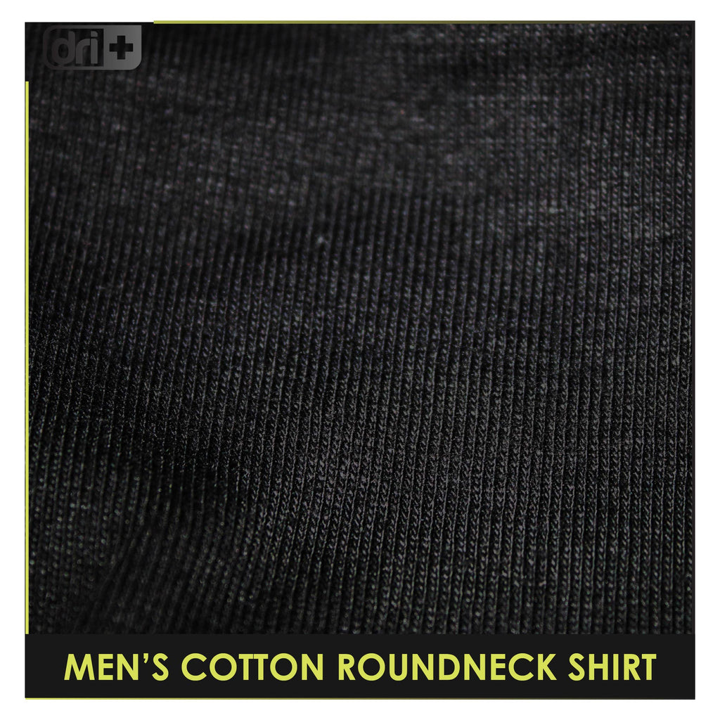 Dri Plus Men’s Mystical Six Anti-Odor Sweat Wicking Cotton Roundneck Shirt 1 piece DUMSRC631