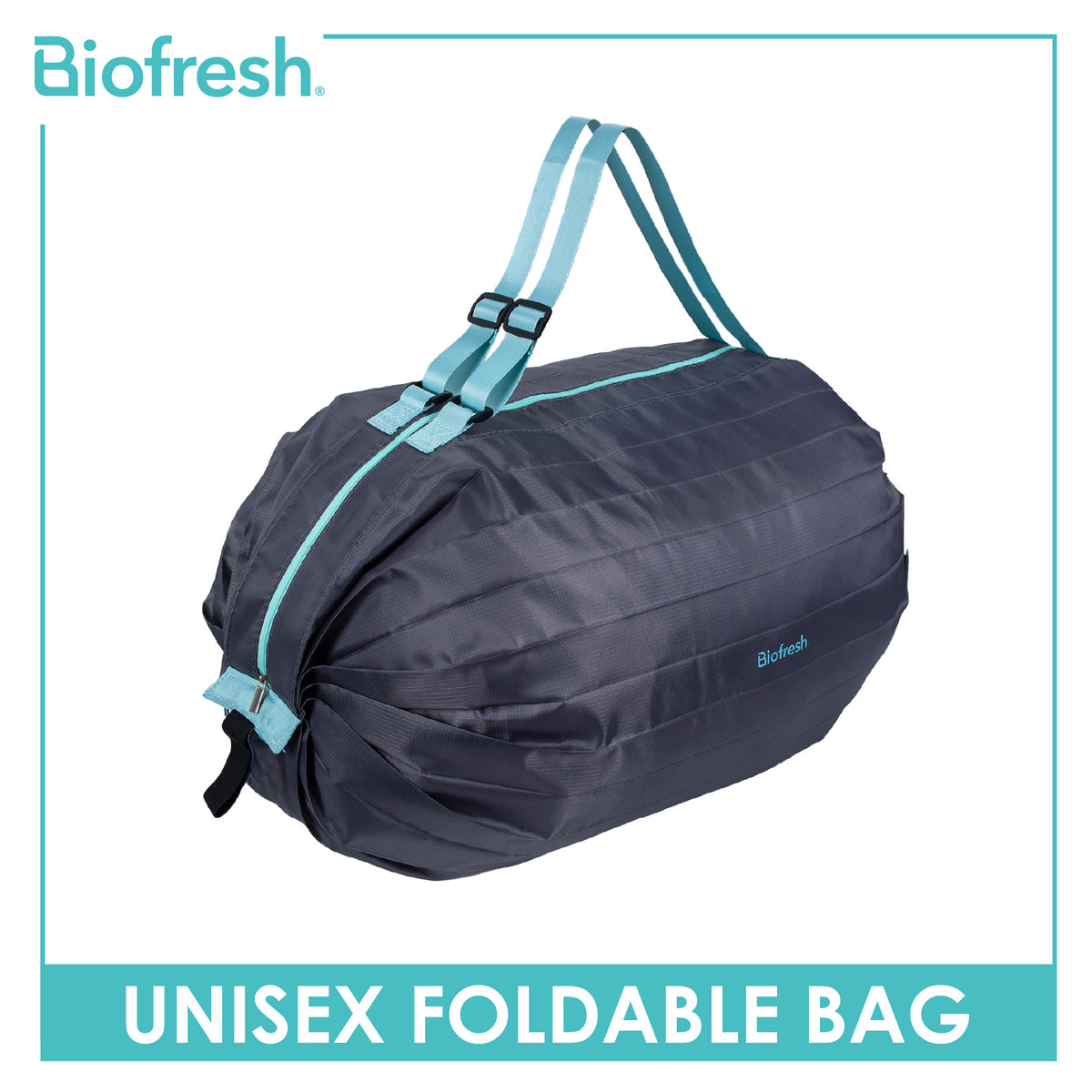Biofresh Unisex Antimicrobial Foldable Bag 1 piece RFBAG
