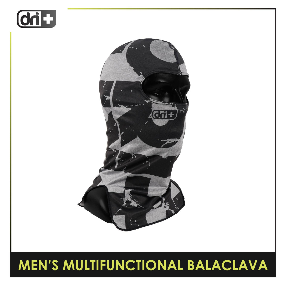 Dri Plus Men's Bold Multifunctional Moisture Wicking Balaclava 1 piece DUMB623