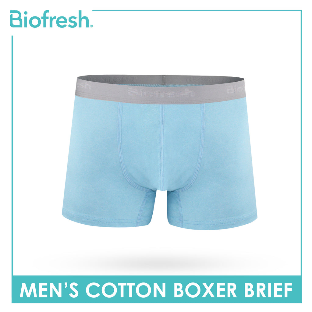 Biofresh Men's Antimicrobial Cotton Boxer Brief 1 piece UMBBFS3