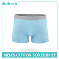 Biofresh Men's Antimicrobial Cotton Boxer Brief 1 piece UMBBFS3