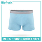 Biofresh Men's Antimicrobial Cotton Boxer Brief 1 piece UMBBFS3