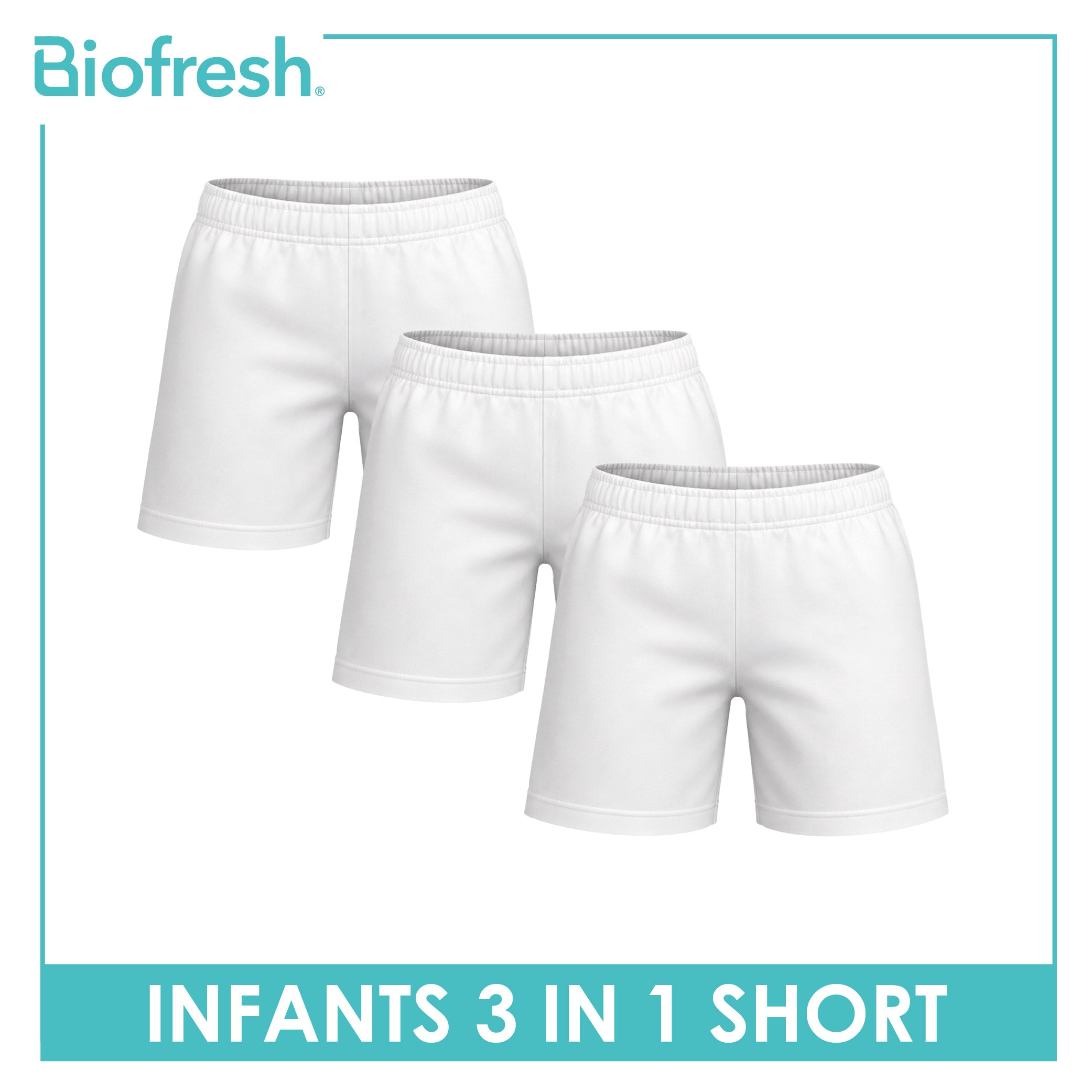 Biofresh Infants Antimicrobial Shorts 3 pieces in a pack UISHG611