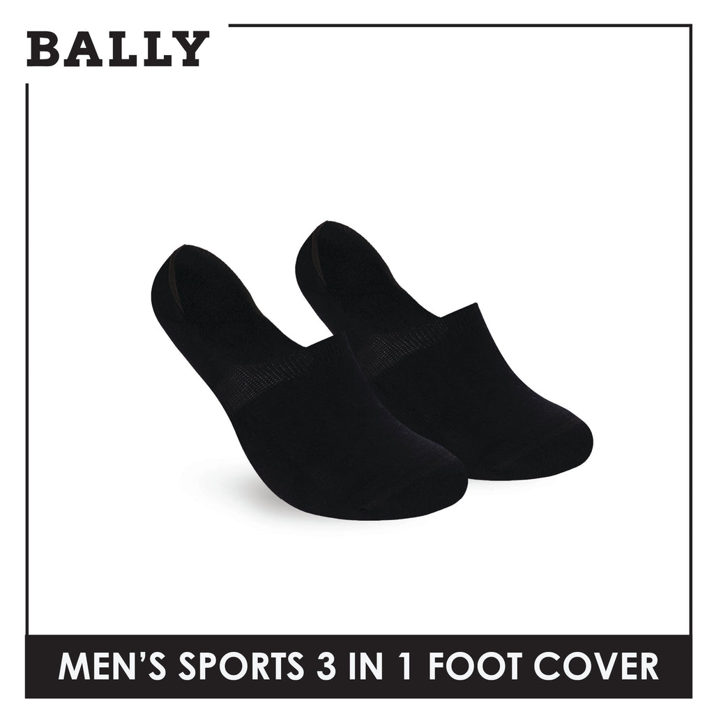 Bally Men's Premium Cotton Thick Sports Footcover 3 pairs in 1 pack YMSFKG1