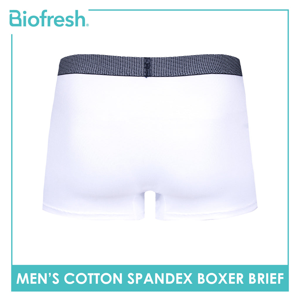 Biofresh Men's Antimicrobial Cotton Spandex Boxer Brief 1 piece UMBBFS5 (Limited Time Offer)