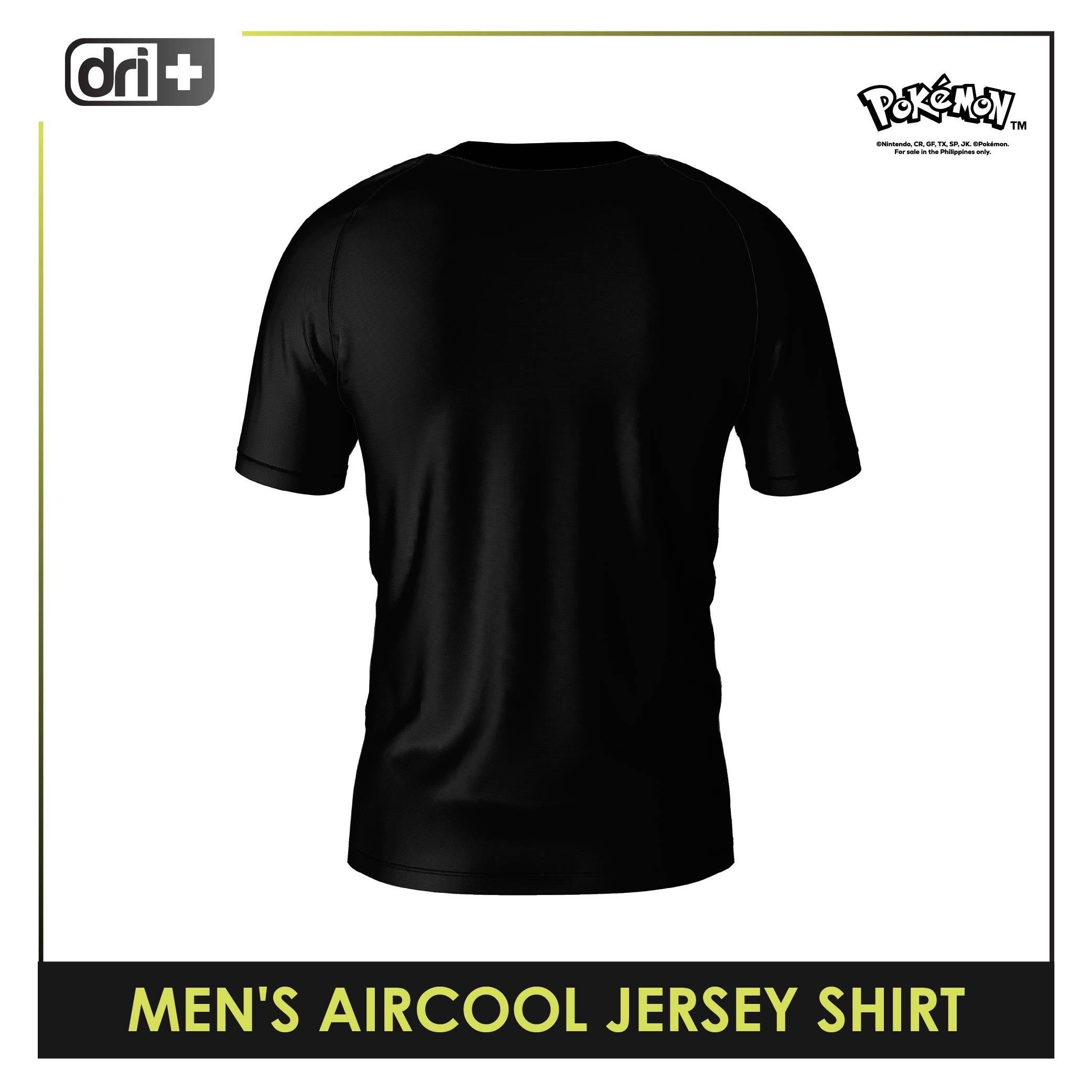 Dri Plus Men’s Pokemon Collection Aircool Jersey Shirt 1 pc PKDUMSRD531