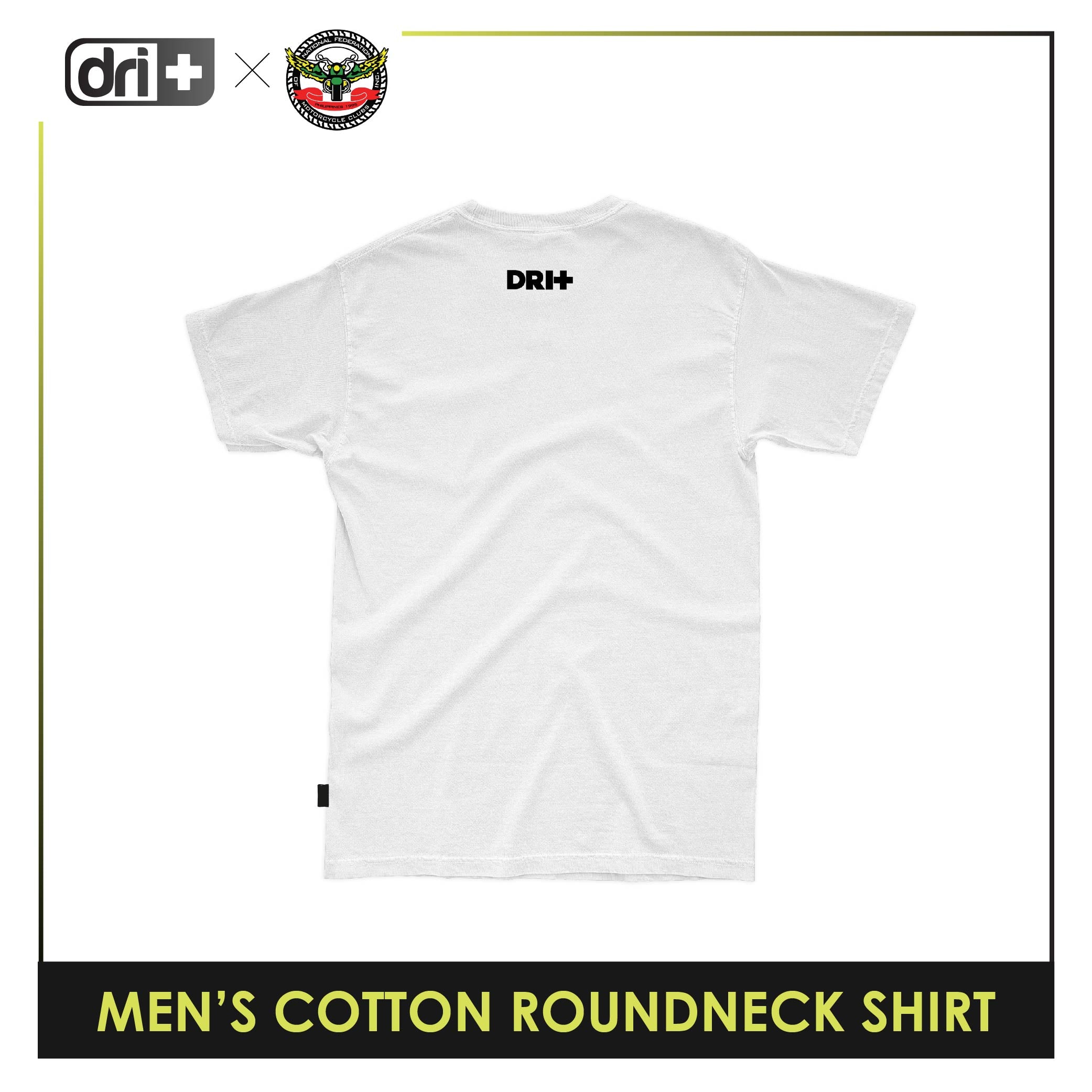 Dri Plus x NFMCP Men's Anti-Odor Sweat Wicking Cotton Roundneck Shirt 1 pc EMCSRNFMCP2