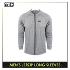 Dri Plus Men's Quick Dri Jerzip Long Sleeve 1 piece DUMSRLZ612