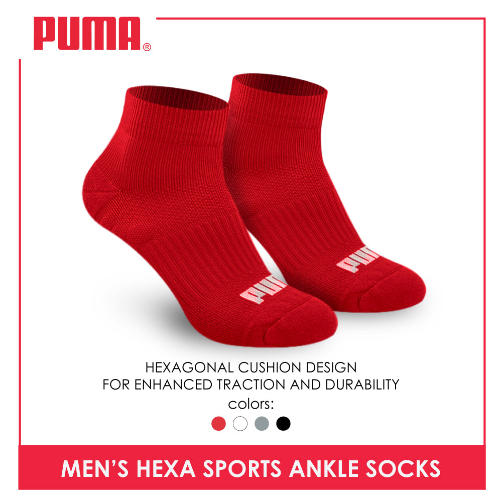 Puma Hexa Men's Cotton Extreme Performance Ankle Socks 1 pair PMS0102