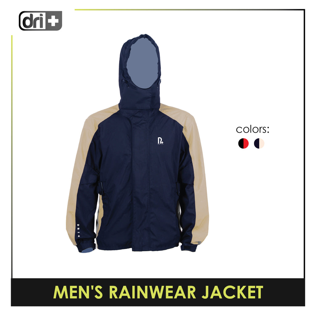 Dri Plus Men’s Lightweight Quick Dri Rainstorm Waterproof Rainwear Jackets 1 piece DMRWJ531
