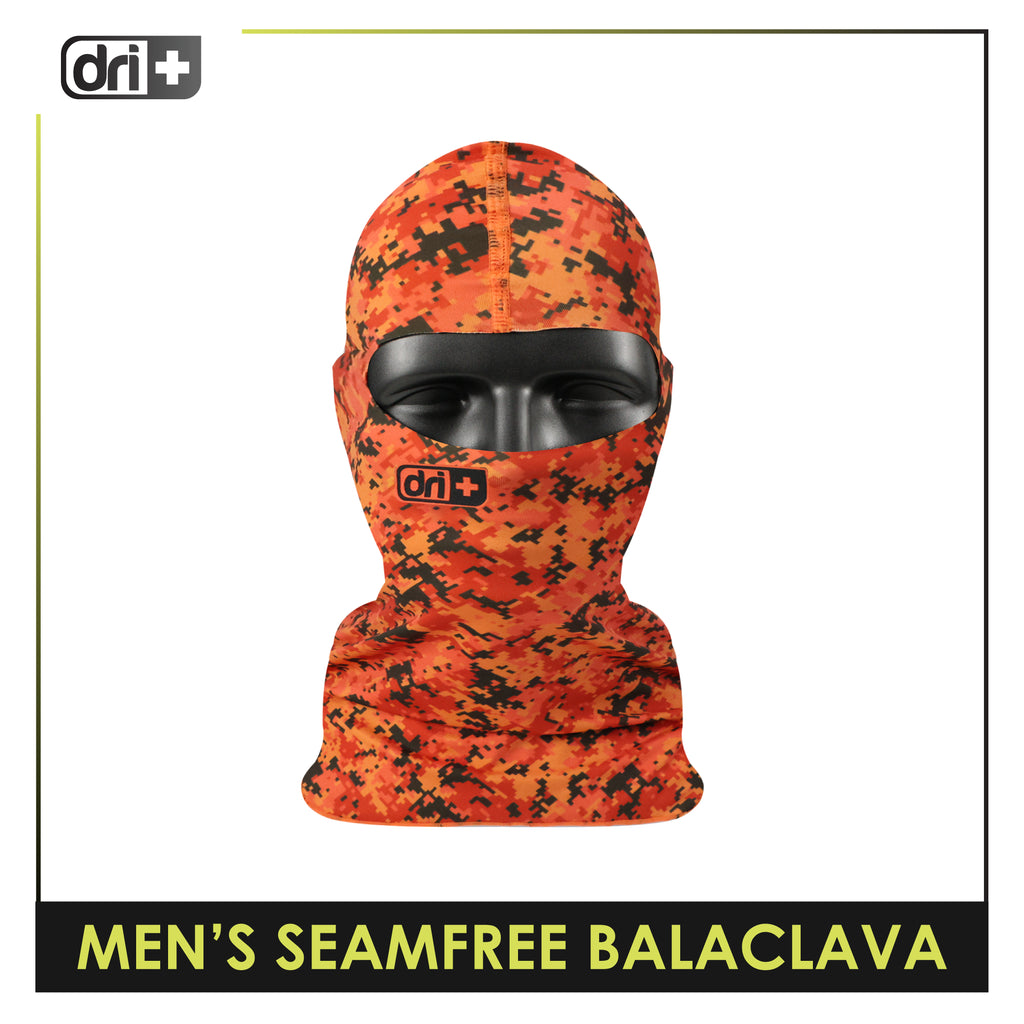Dri Plus Men’s Camo Seamfree Washable Moisture Wicking Balaclava 1 piece DUMBS612