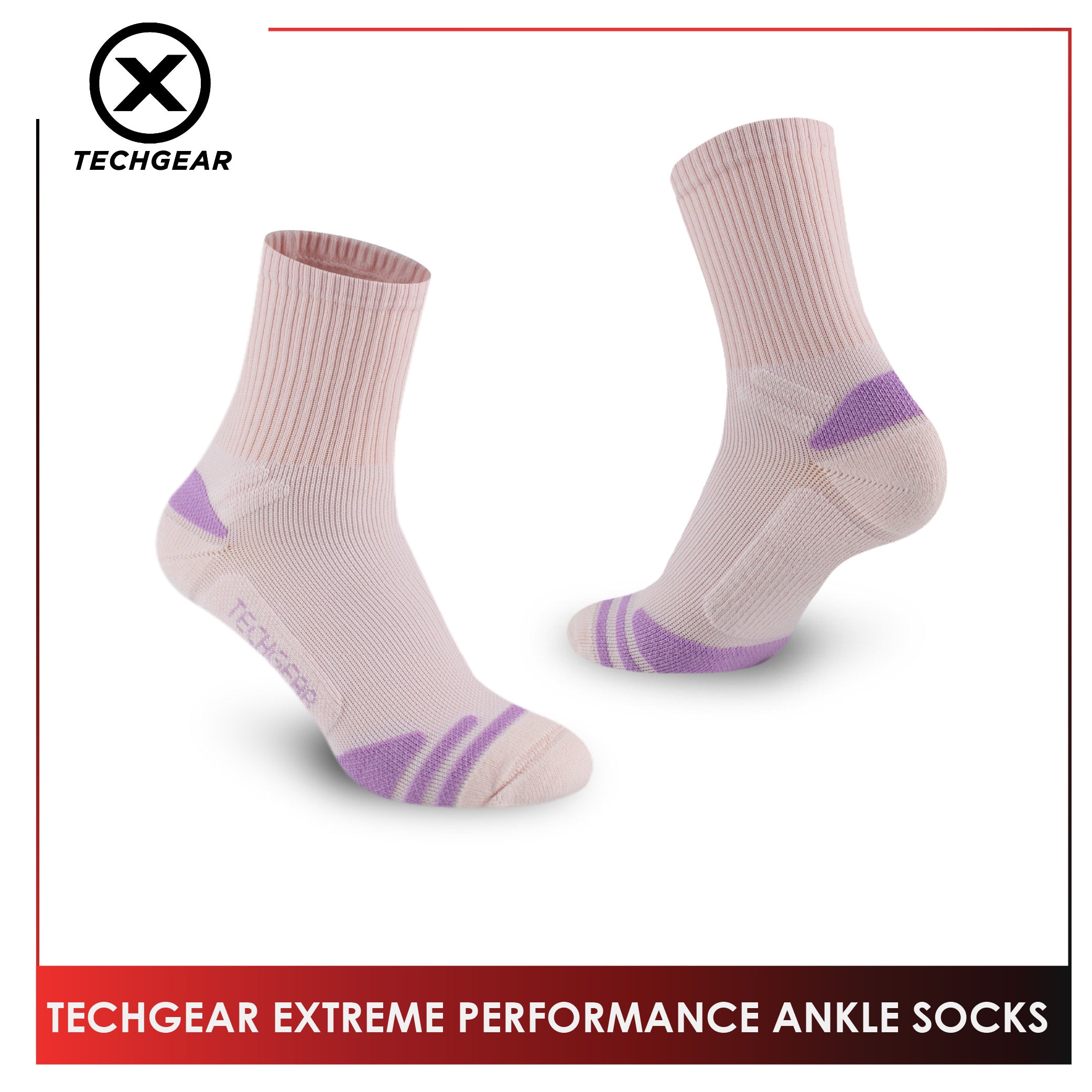 Burlington Ladies’ Techgear Extreme Performance Ankle Socks 1 pair TGLS512