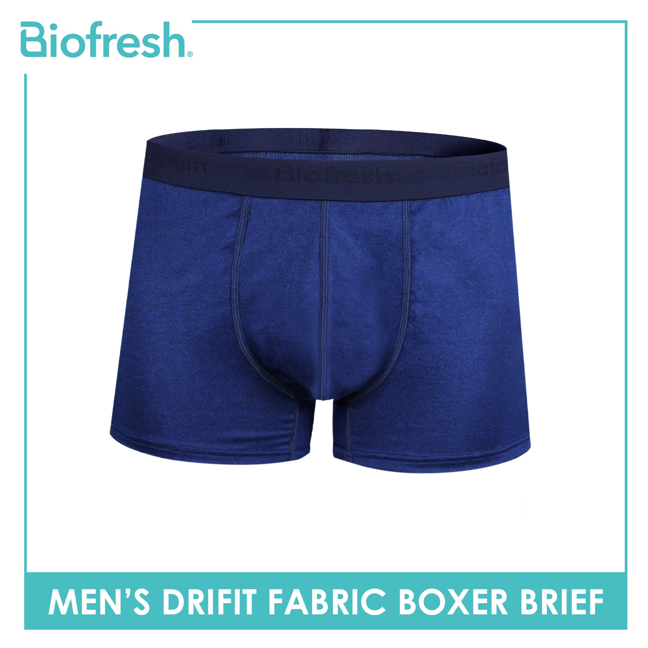 Biofresh Men's Antimicrobial Drifit Boxer Brief 1 piece UMBBFS6 (Limited Time Offer)