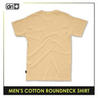 Dri Plus Men’s Anti-Odor Sweat Wicking Cotton Plain Roundneck Shirt 1 piece DUMSRC523