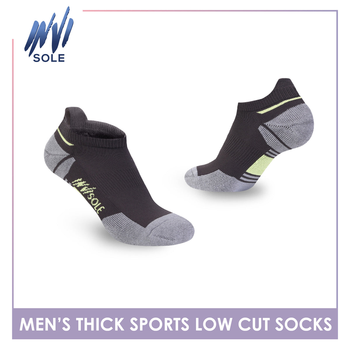 Burlington Invisole Men’s Thick Sports Low Cut Socks 1 pair XMVS611