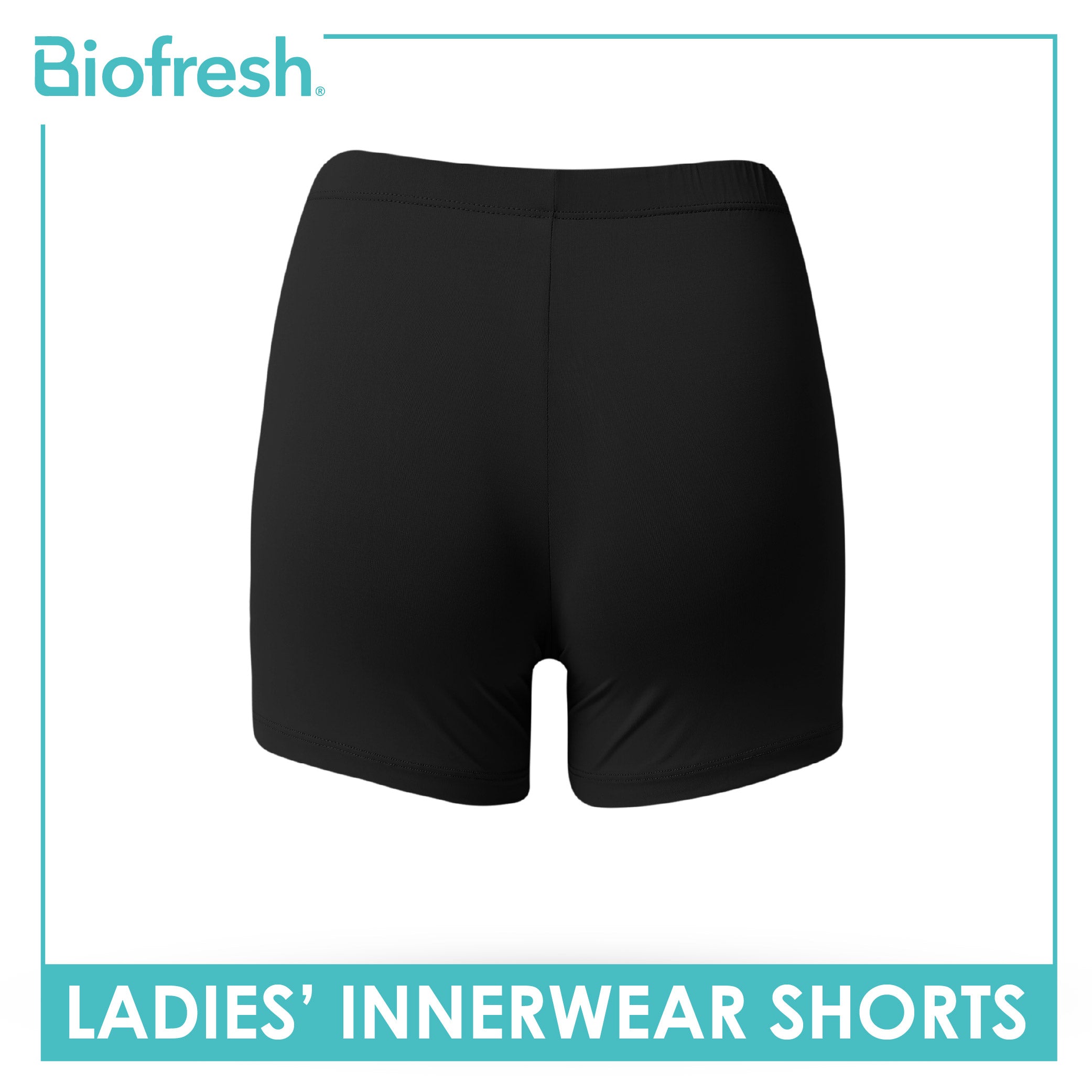Biofresh Ladies’ Antimicrobial Innerwear Mid Rise Shorts 4" 1 piece ULBC1