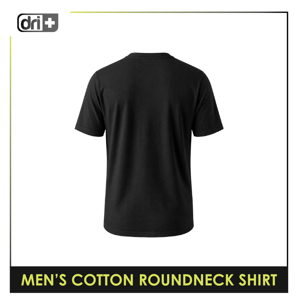 Dri Plus Men’s Anti-Odor Sweat Wicking Cotton Rideology Roundneck Shirt 1 piece DUMSRC613
