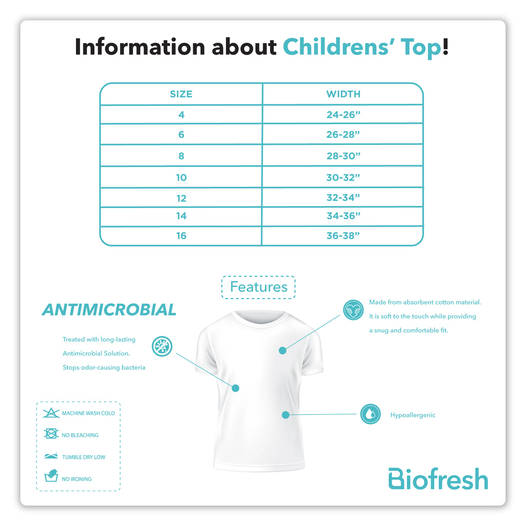 Biofresh Boy's Antimicrobial Cotton Sleeveless Shirt 3 Pieces in a pack UBCSSG1