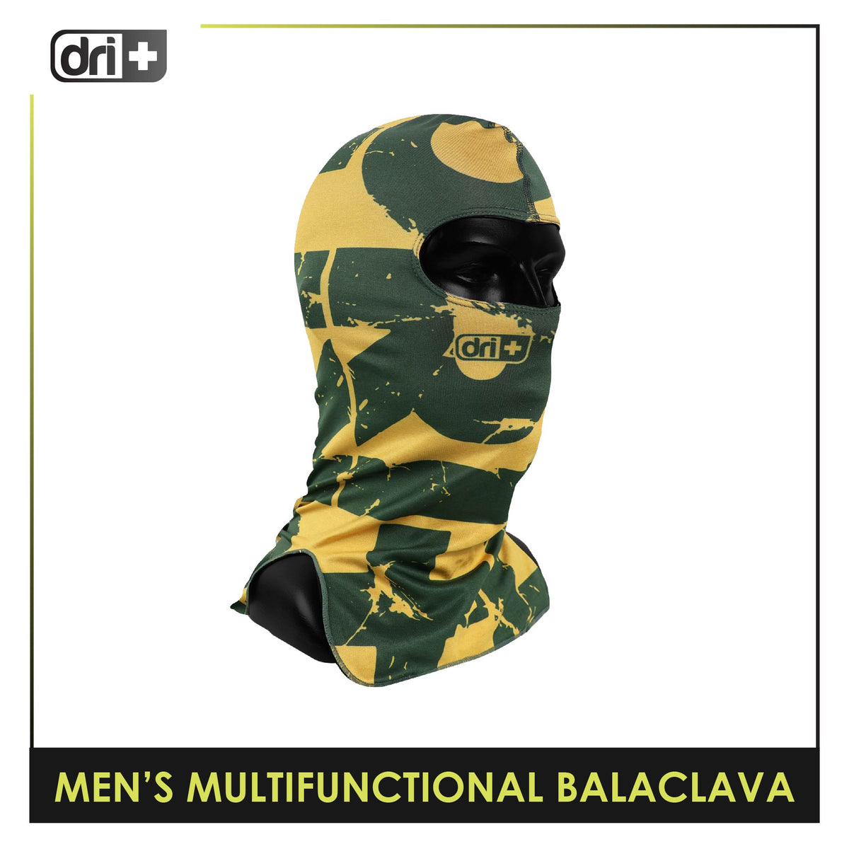 Dri Plus Men's Bold Multifunctional Moisture Wicking Balaclava 1 piece DUMB623