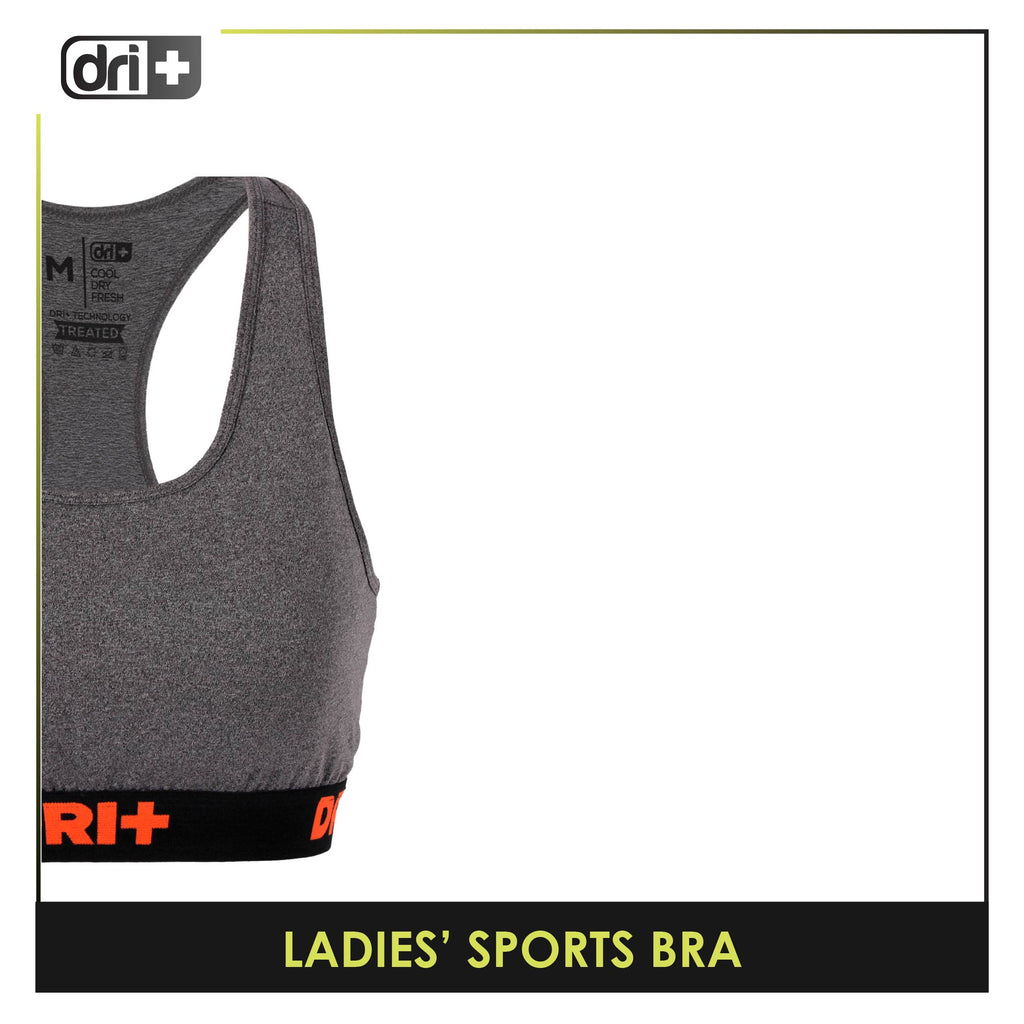Dri plus Ladies’ Sports Bra 1 piece DULBR4201