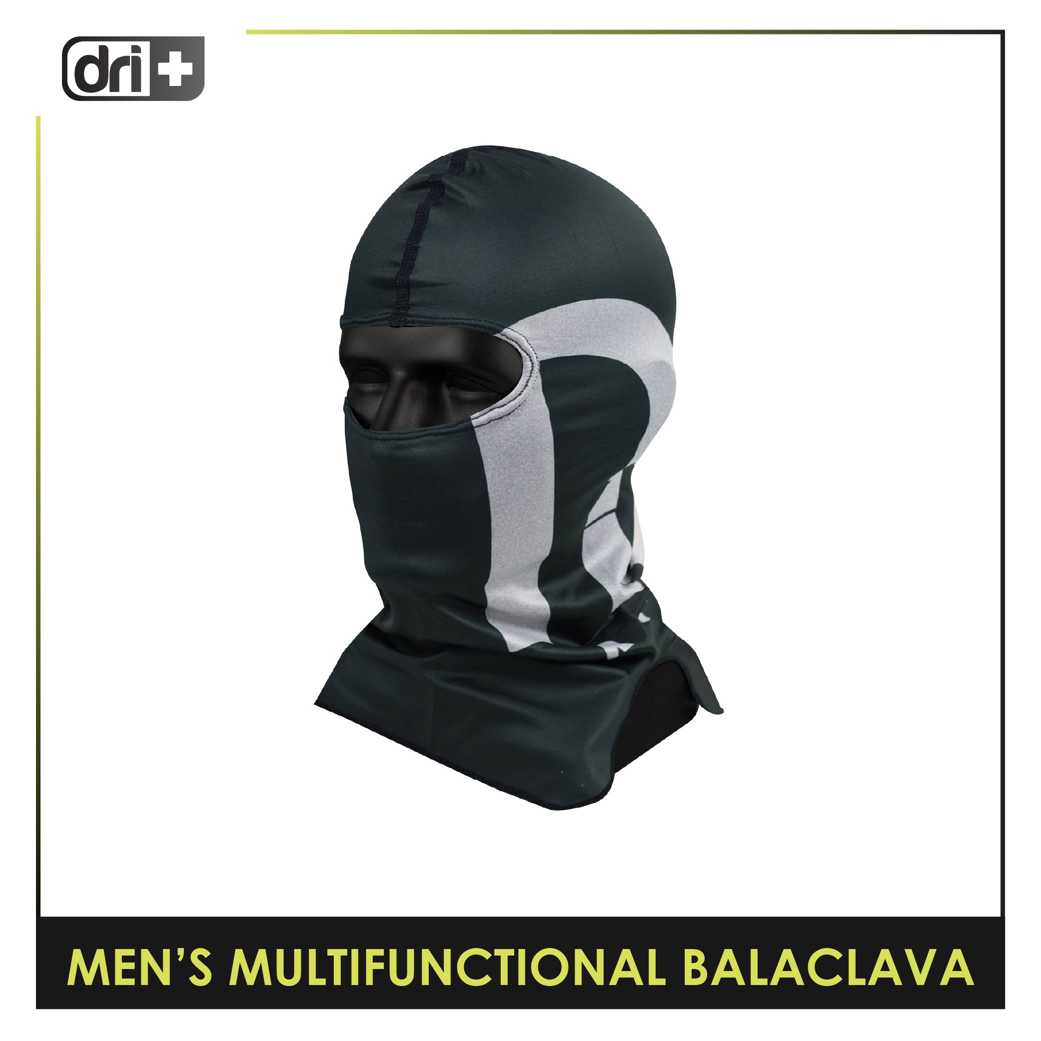 Dri Plus Men’s DRI+ Logo Multifunctional Moisture Wicking Balaclava 1 piece DUMB536