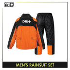 Dri Plus Men’s Water-Resistant Motorcycle Rainsuit Set DMRW621