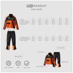 Dri Plus Men’s Water-Resistant Motorcycle Rainsuit Set DMRW621