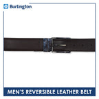 Burlington Men's Reversible Genuine Leather Belt 1 piece JMLR512
