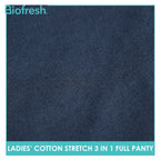 Biofresh Ladies' Antimicrobial Cotton Stretch Full Panty 3 pieces in a pack ULPRG621