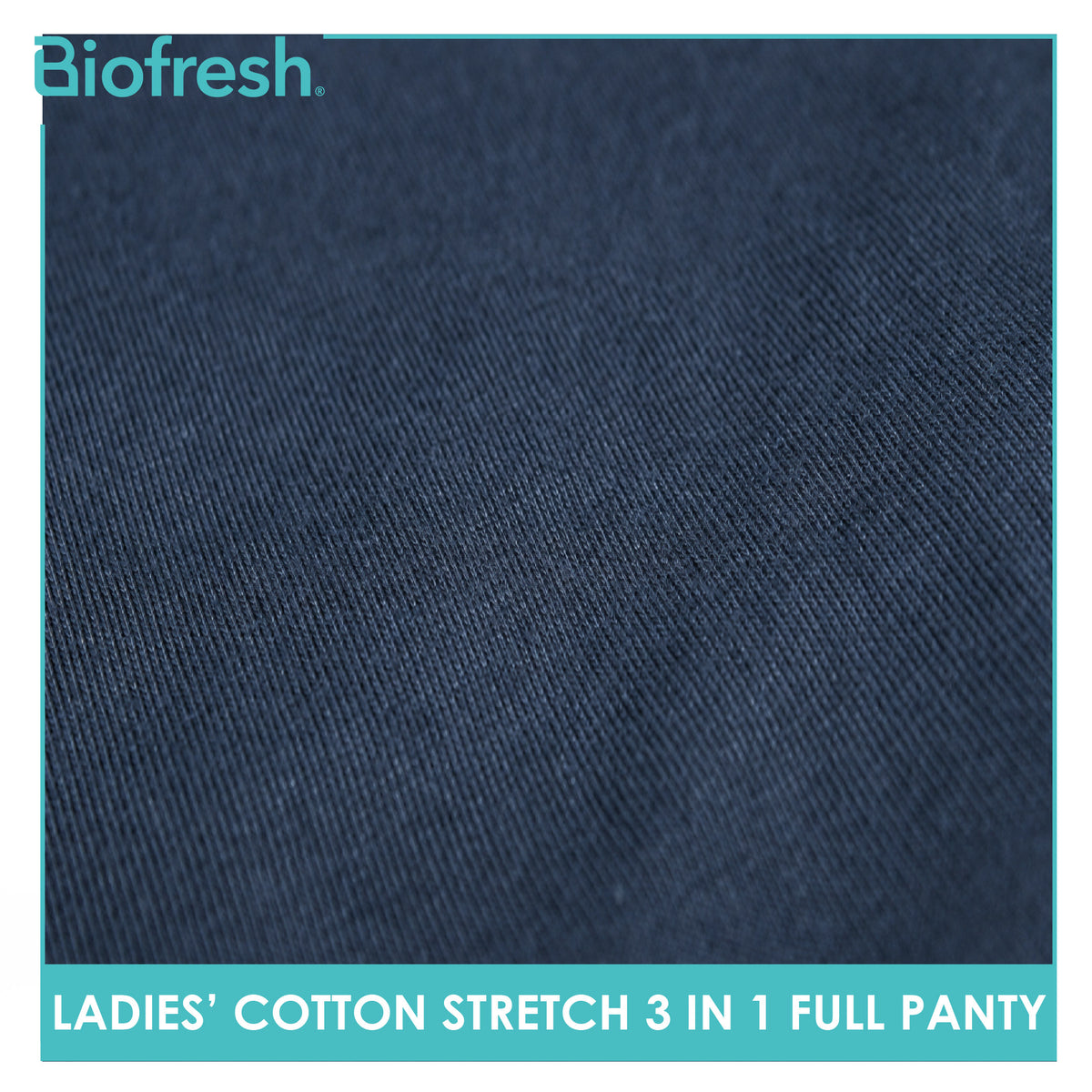 Biofresh Ladies' Antimicrobial Cotton Stretch Full Panty 3 pieces in a pack ULPRG621