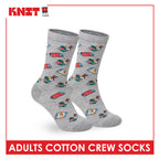 Knit Adults OVERRUNS Cotton Crew Socks 1 pair KMCCO1