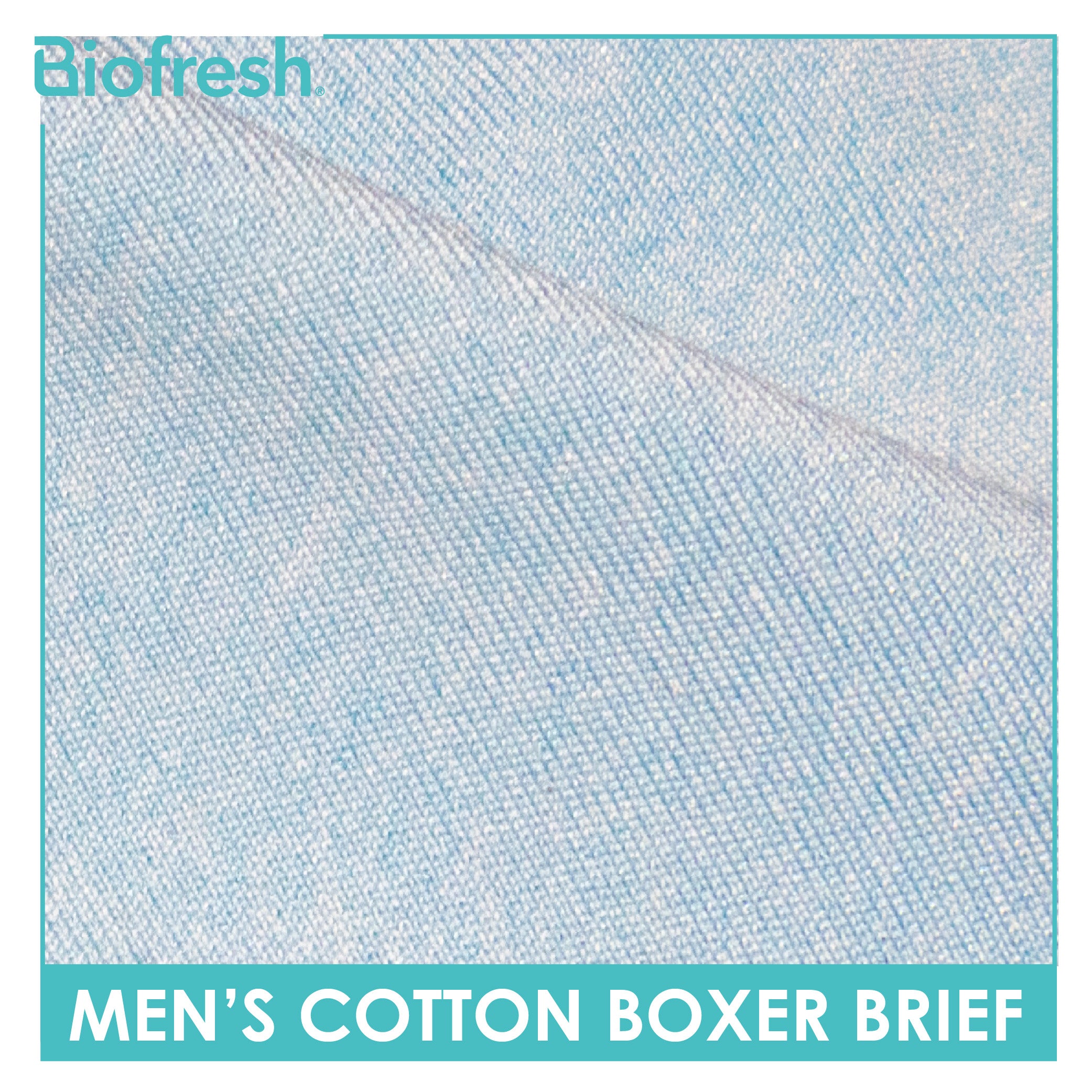 Biofresh Men's Antimicrobial Cotton Boxer Brief 1 piece UMBBFS3
