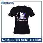Burlington Ladies' Cotton Bearlington Women’s Month Roundneck Shirt 1pc TBLDSRWM4