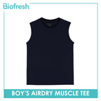 Biofresh Active Kids Boys Antimicrobial AirDry Muscle Tee 1 piece MUBSM531