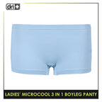 Dri plus Ladies’ Microcool Boyleg Panty 3 pieces in a pack DULPBG511