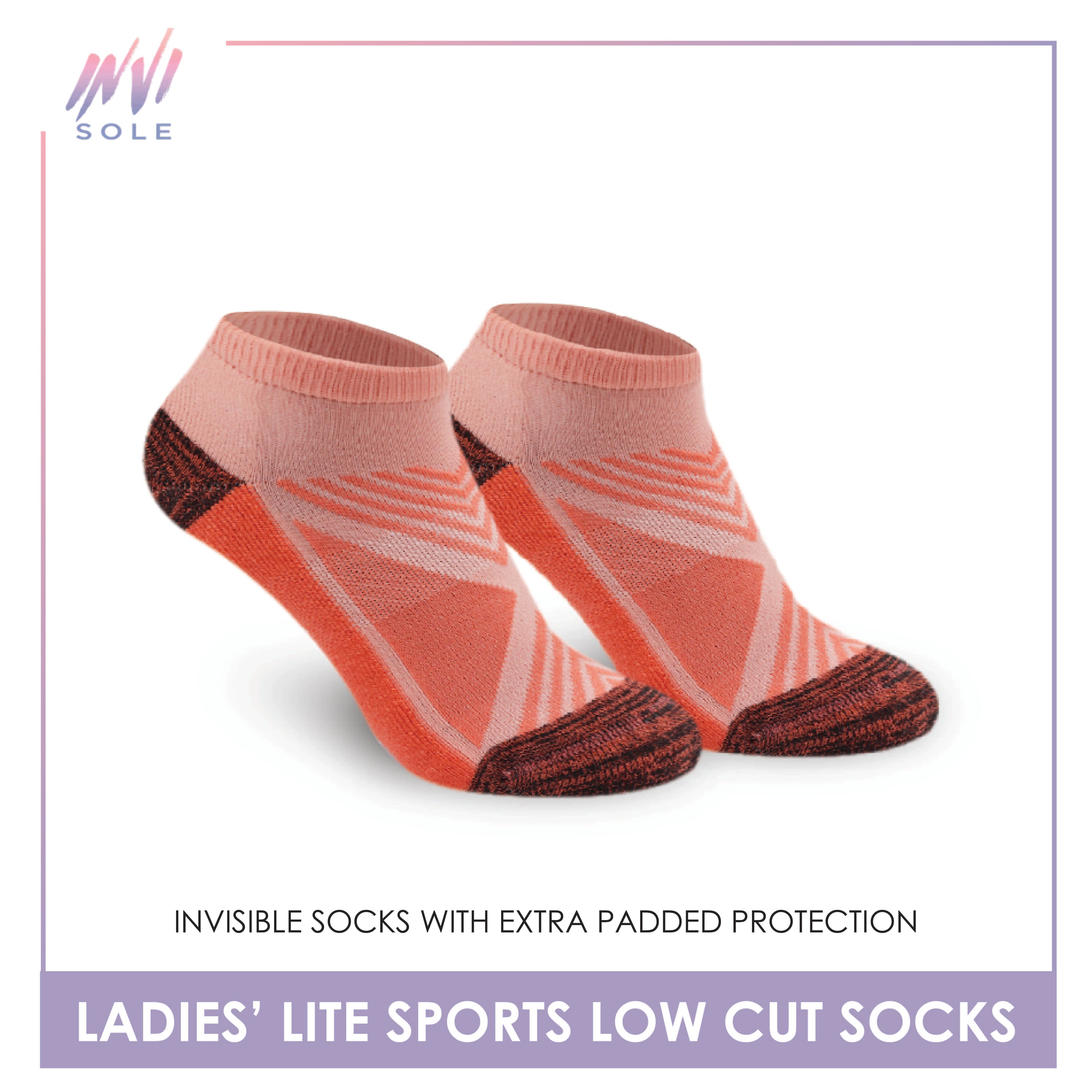 Burlington Ladies’ Invisole Lite Thick Sports Low Cut Socks 1 pair XLVS3301
