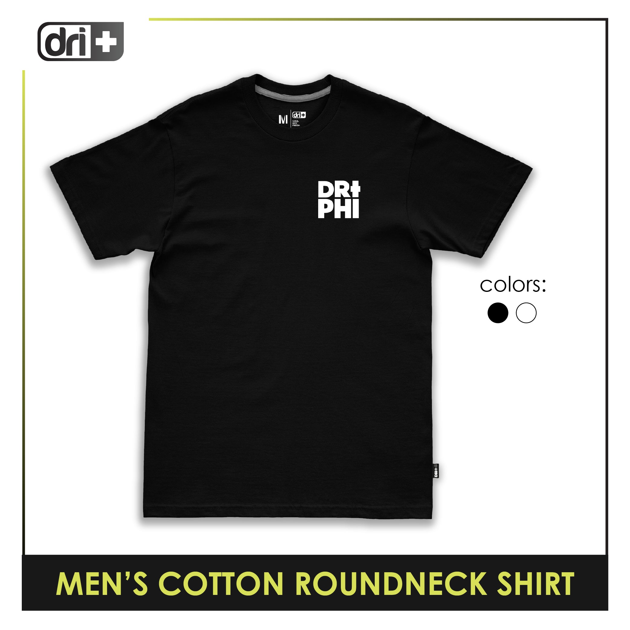 Dri Plus Men’s Anti-Odor Sweat Wicking Cotton Team Pilipinas Roundneck Shirt 1 piece DUMSRC5313