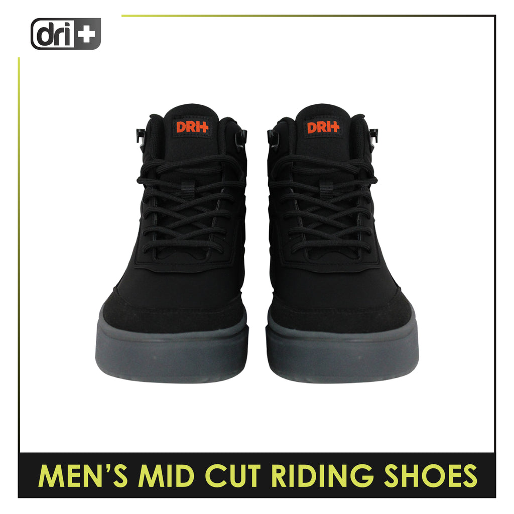 Dri Plus Men’s DRI+RIDE Scoot Microfiber Leather Mid Cut Sneaker Shoes HDMH531
