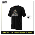 Dri Plus Men’s Brotherhood Anti-Odor Sweat Wicking Light Cotton Roundneck Shirt 1 piece DUMSRC531