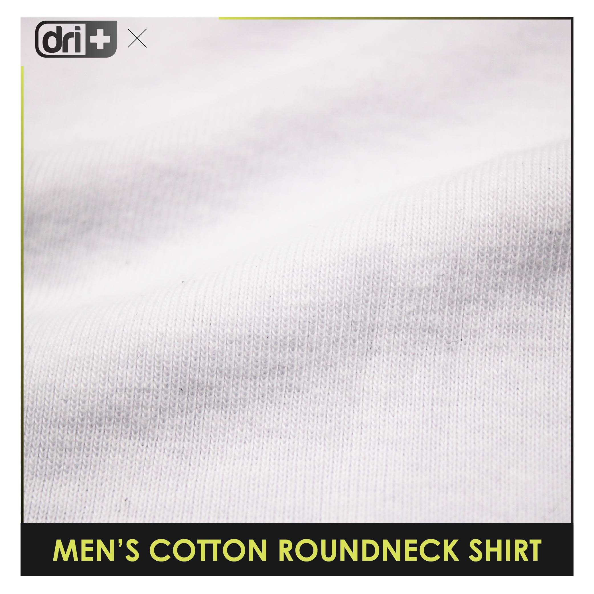 Dri Plus x NFMCP Men's Anti-Odor Sweat Wicking Cotton Roundneck Shirt 1 pc EMCSRNFMCP1