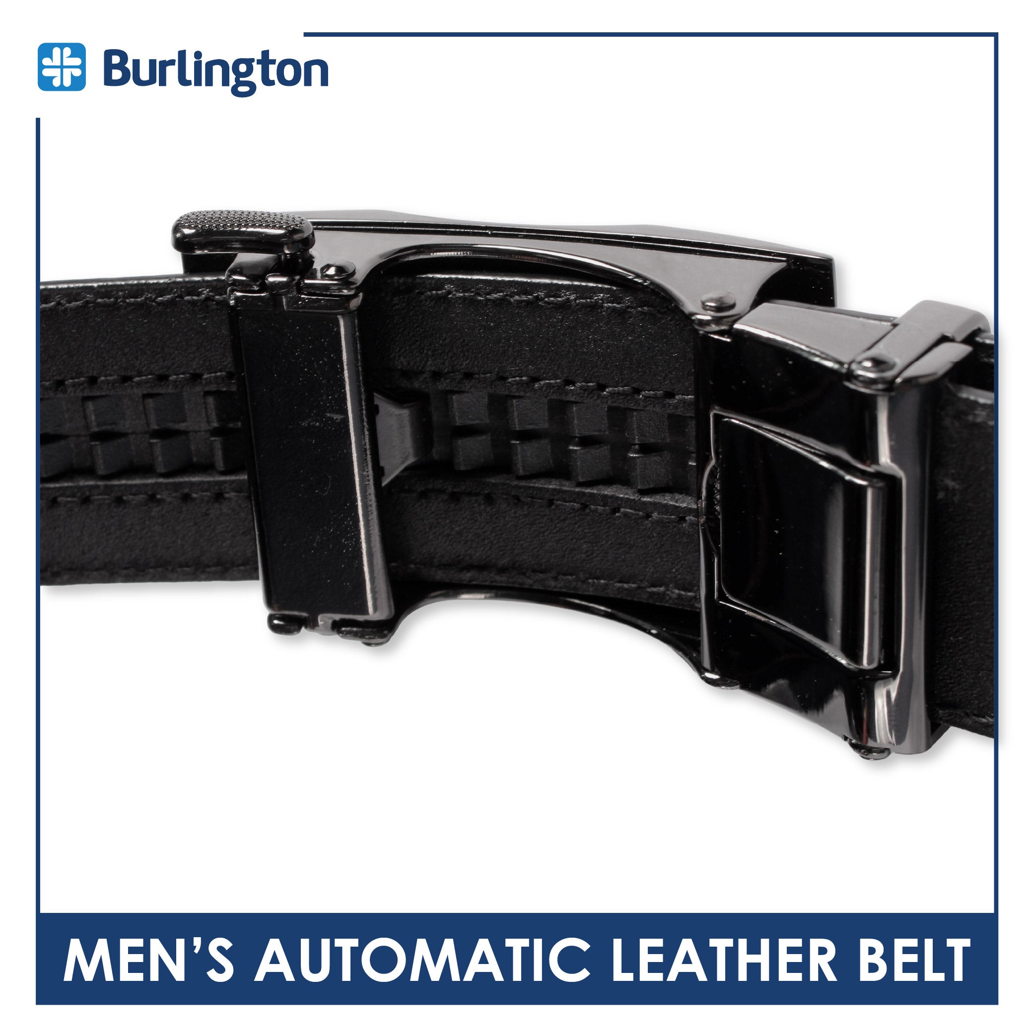 Burlington Men's Automatic Genuine Leather Belt 1 piece JMLA4101