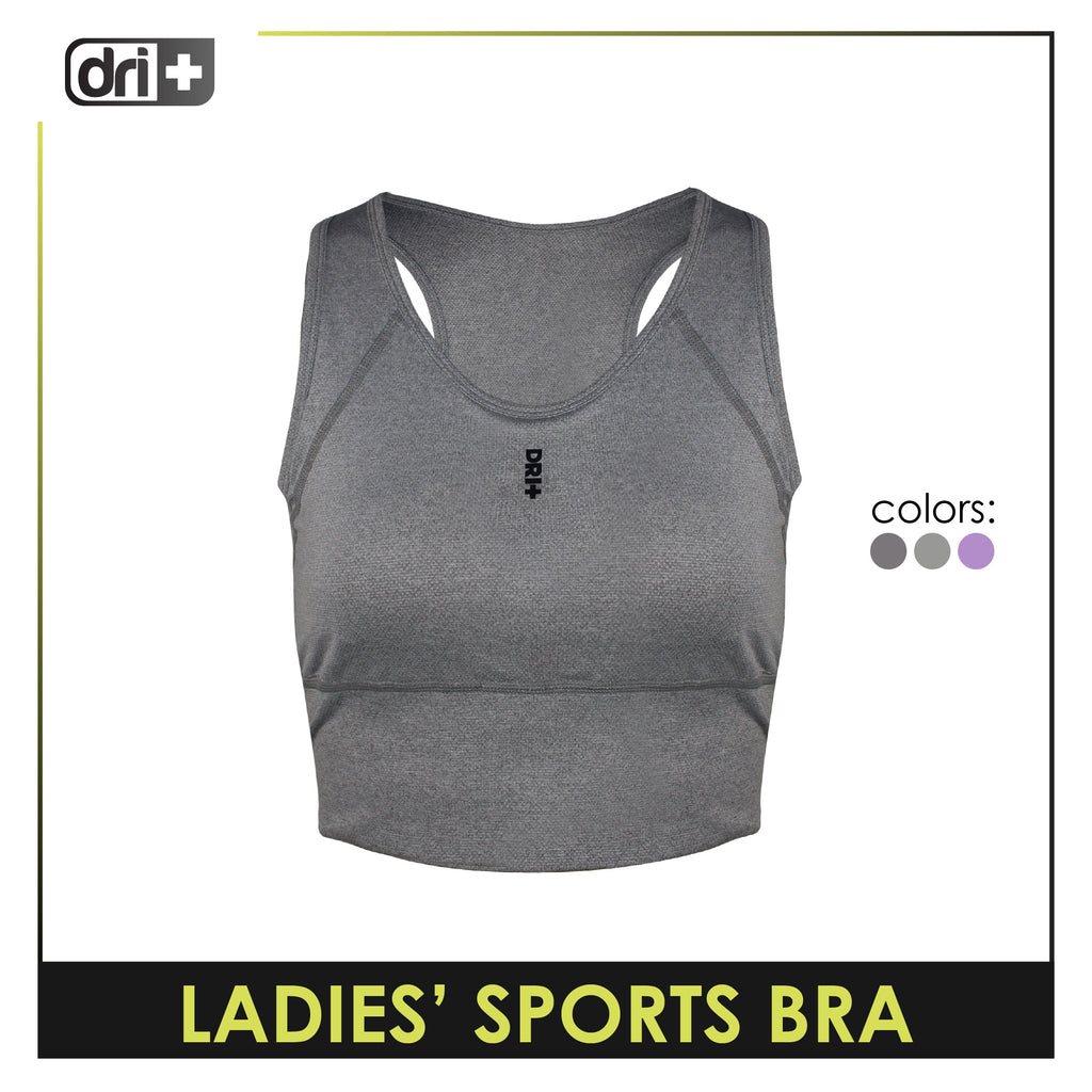 Dri plus Ladies’ Sports Bra 1 piece DULBR521