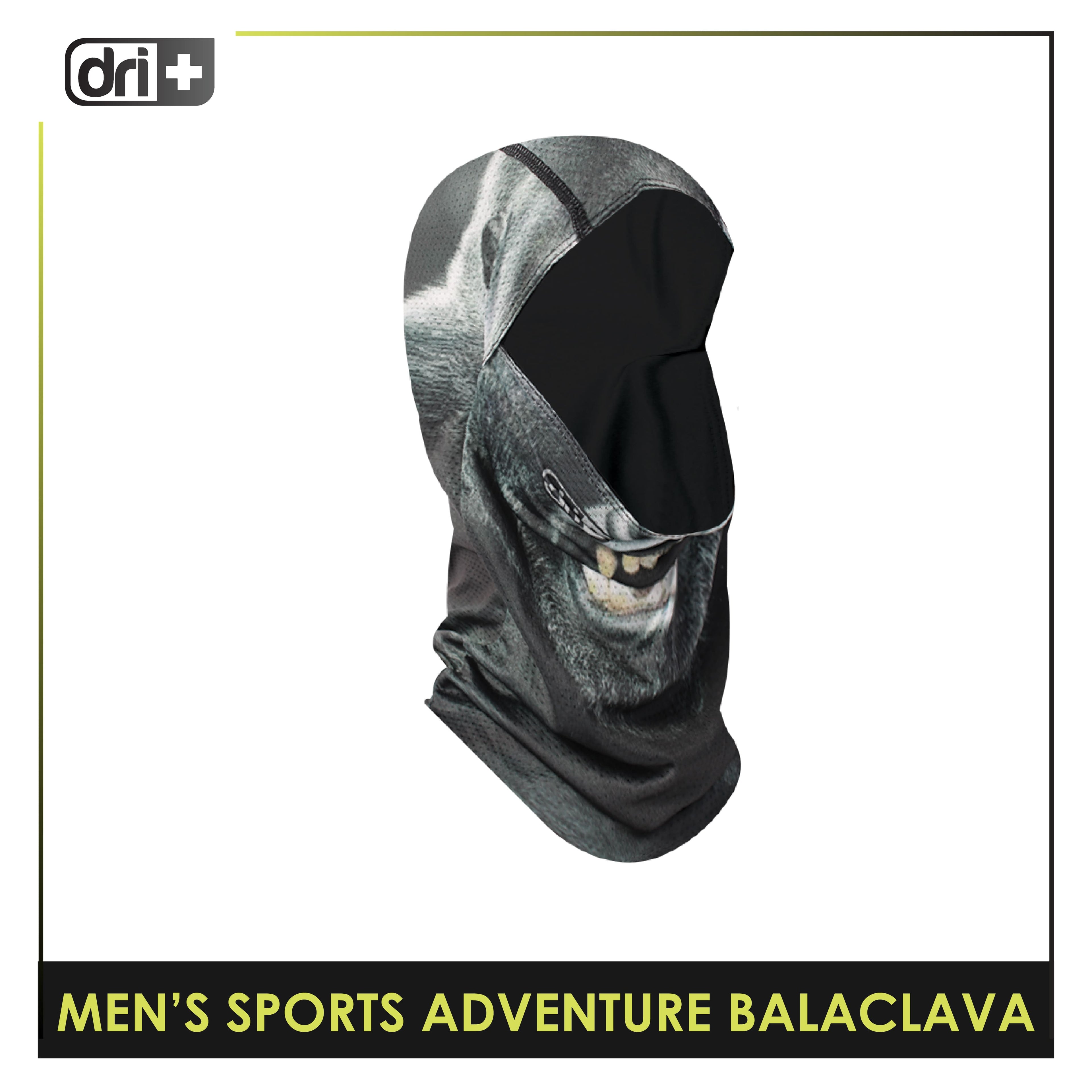 Dri Plus Men’s Gorilla S-ADV Multifunctional Moisture Wicking Balaclava 1 piece DUMB532