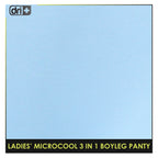 Dri plus Ladies’ Microcool Boyleg Panty 3 pieces in a pack DULPBG511