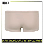 Dri plus Ladies’ Microcool Boyleg Panty 3 pieces in a pack DULPBG511