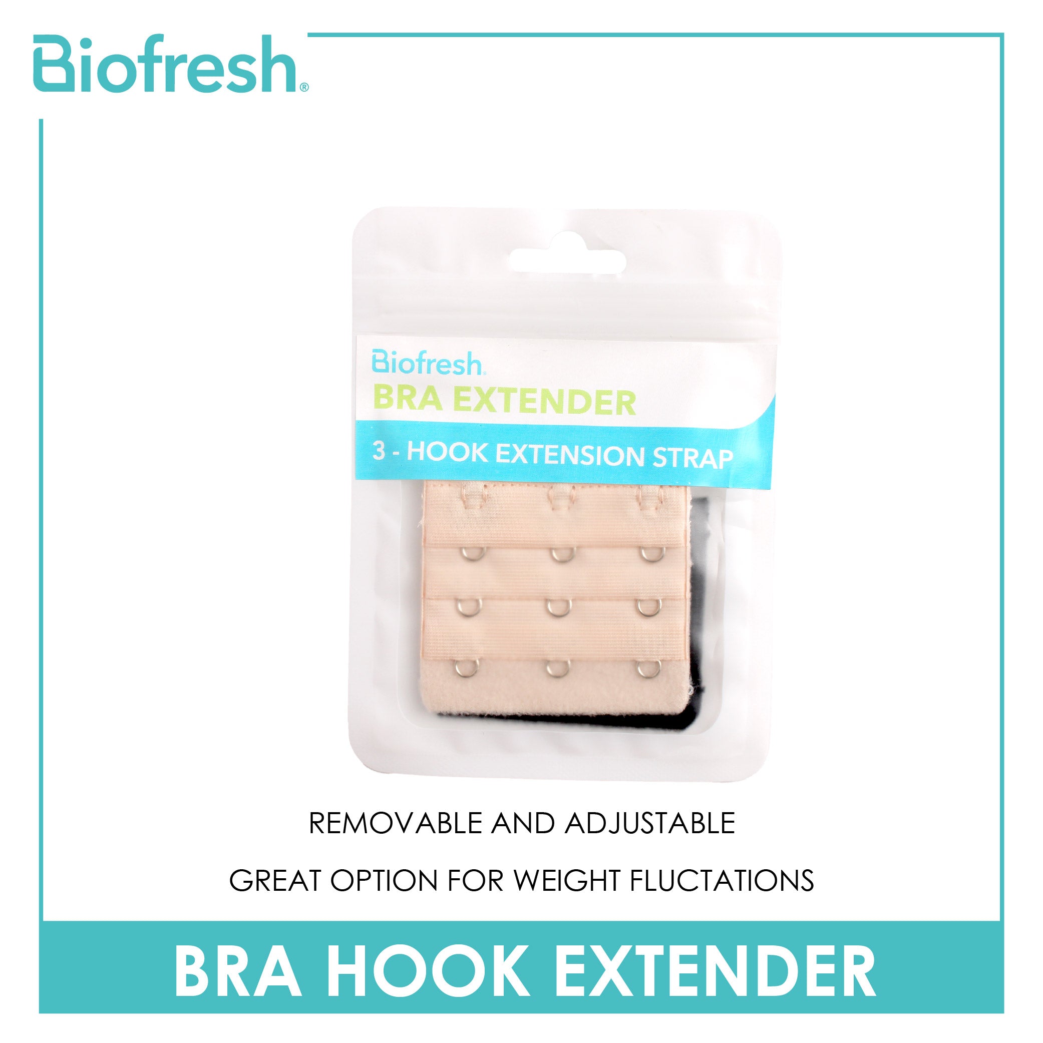Biofresh Ladies’ Accessories Bra Extender 1 piece ULABEXT2